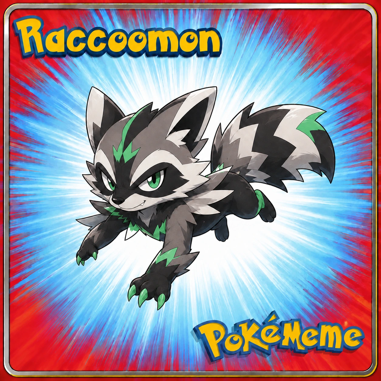 Raccoomon character card